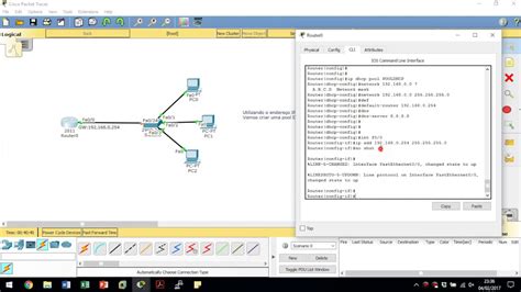 dhcp pool cisco packet tracer